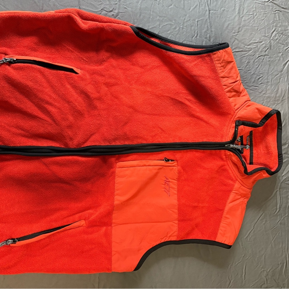 Vintage American Eagle Orange Fleece Vest